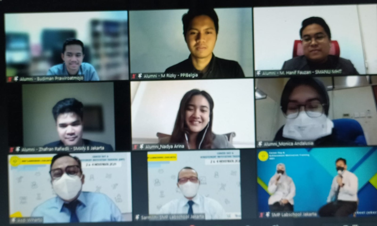 Acara bertajuk “Caree Day and Achievment Motivation Training-AMT” yang digelar SMP Labschool Rawamangun Jakarta.