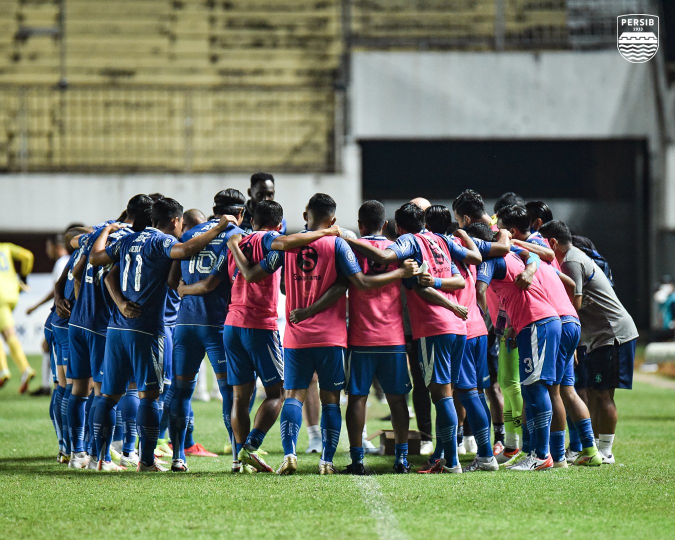Pemain Persib tengah berlatih