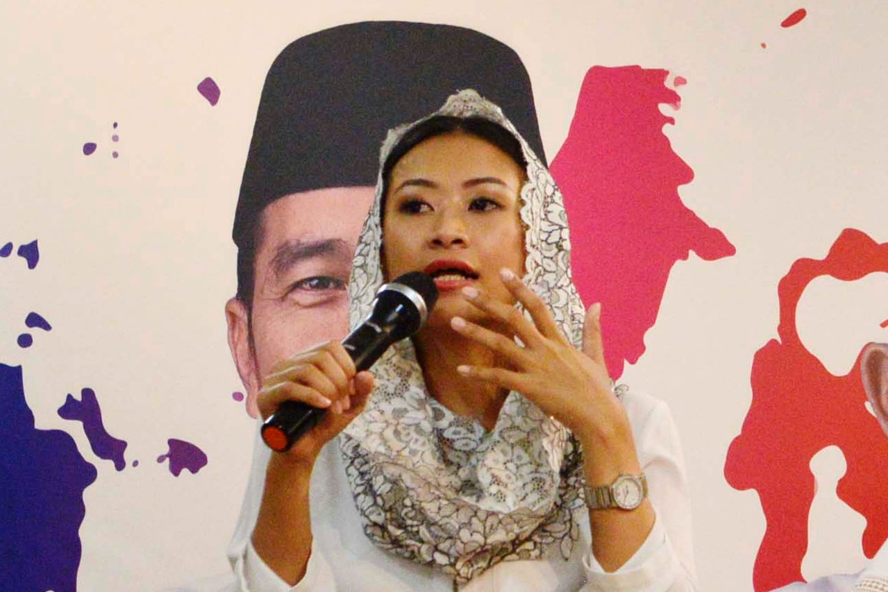 Ketua Bidang Pemilih Pemula dan Milenial DPP Partai NasDem saat Rakorwil Partai Nasdem  Jateng dan DIY, Lathifa Al Anshori.