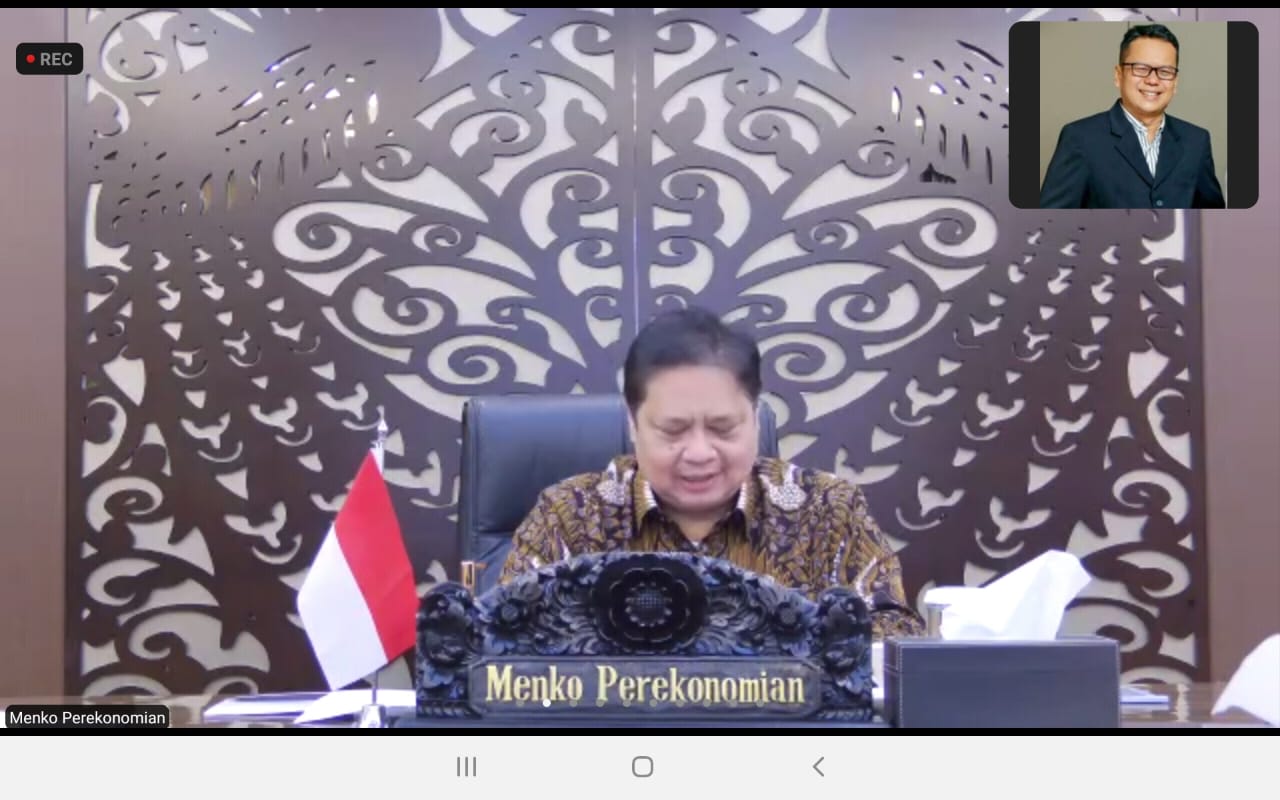 Menko Perekonomian Airlangga Hartarto.
