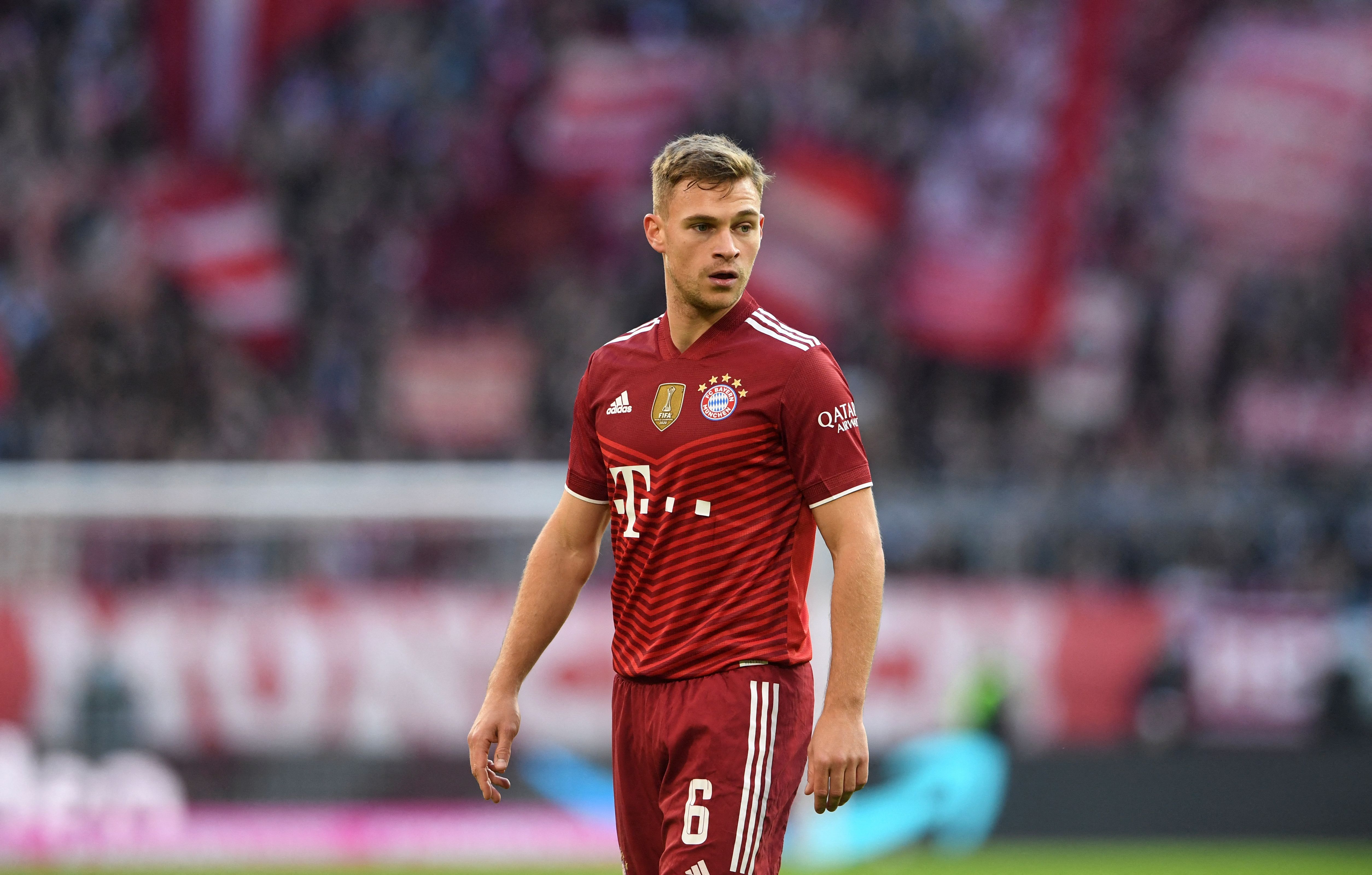 Gelandang Bayern Muenchen Joshua Kimmich