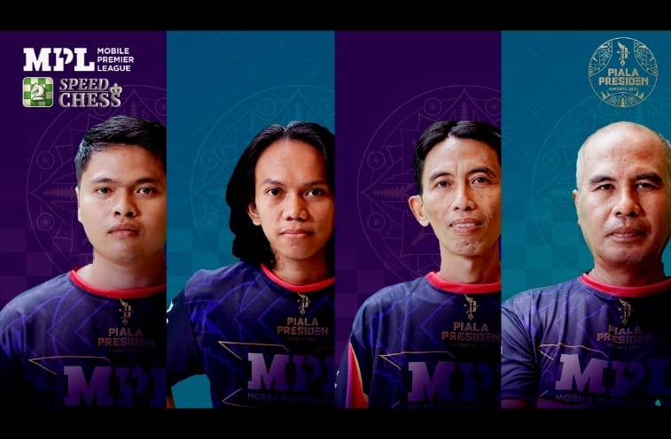 Semifinalis turnamen mobile game catur MPL memperebutkan Piala Presiden eSport 2021