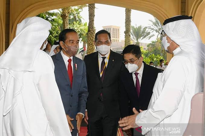 Presiden Joko Widodo di Expo Dubai 2020