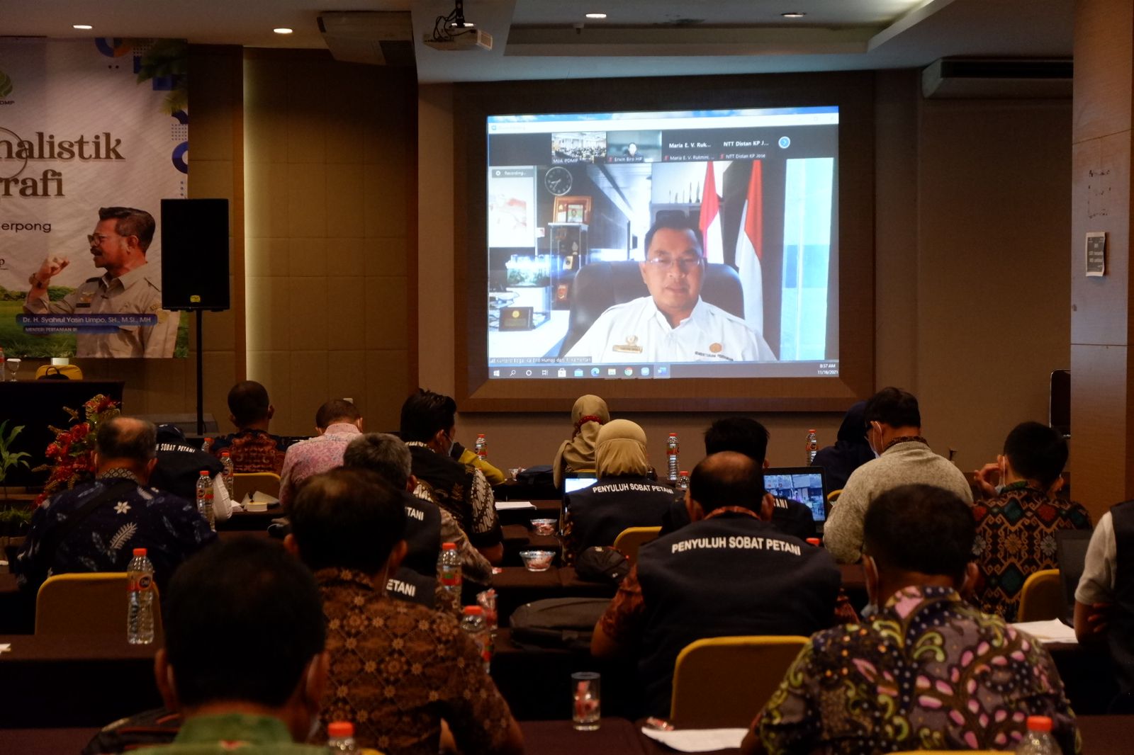 Para penyuluh mengikuti acara bertajuk 'Bimtek Jurnalistik Penulisan dan Fotografi'.