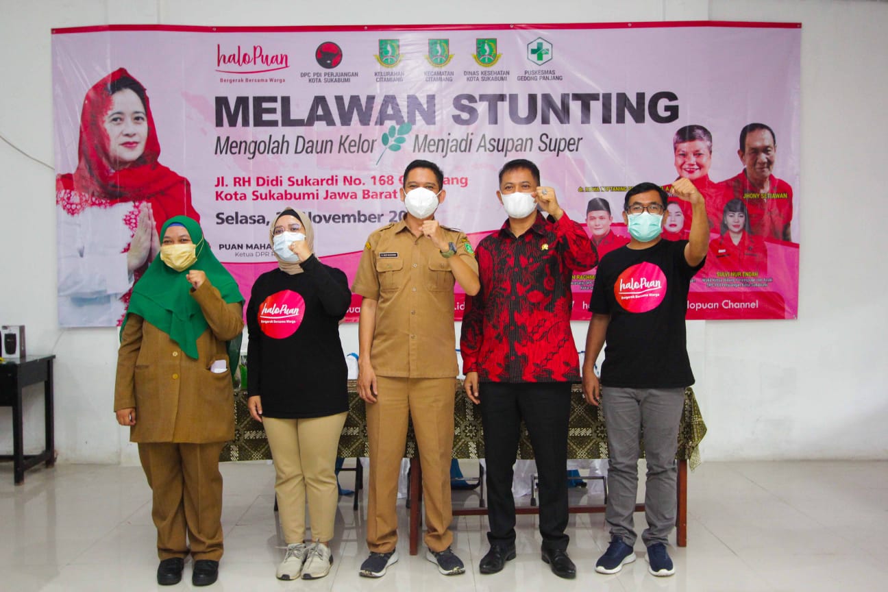 Kegiatan Gerakan Melawan Stunting dilaksanakan di Kota Sukabumi, Jawa Barat.  