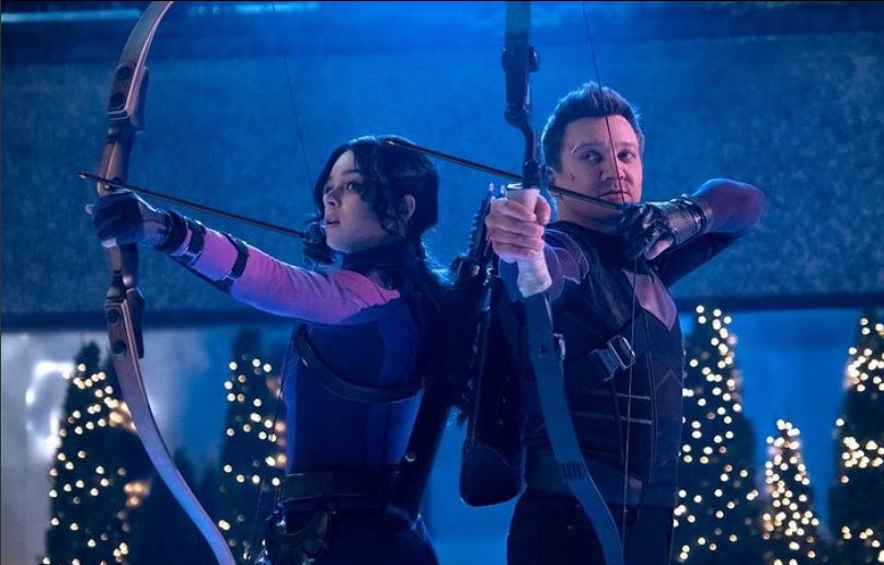 Cuplikan adegan dalam serial Hawkeye