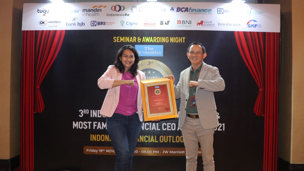 Penghargaan Millennials’ Choice atau Indonesia Best Financial Brands Award 2021 diberikan melalui rangkaian survei kepada 10.000 milenial.