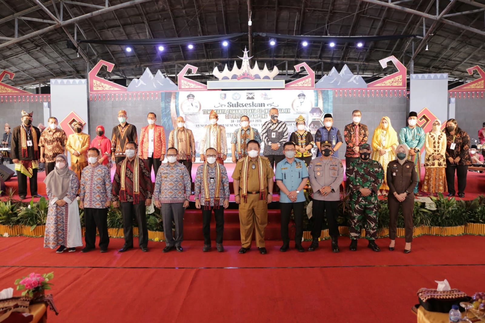 Gubernur Lampung Buka Temu Karya Taman Budaya Se- Indonesia