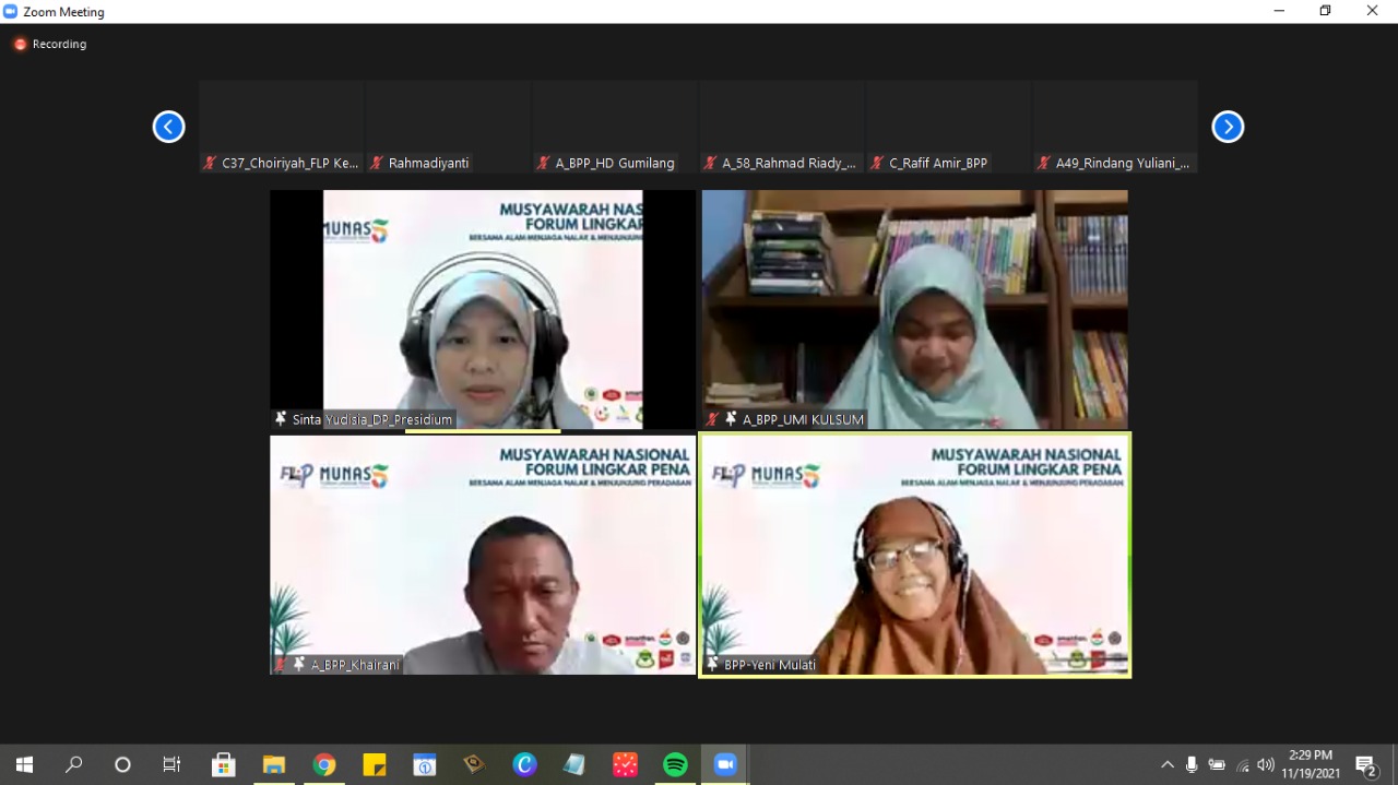 Diskusi FLP mengenai Literasi di Indonesia