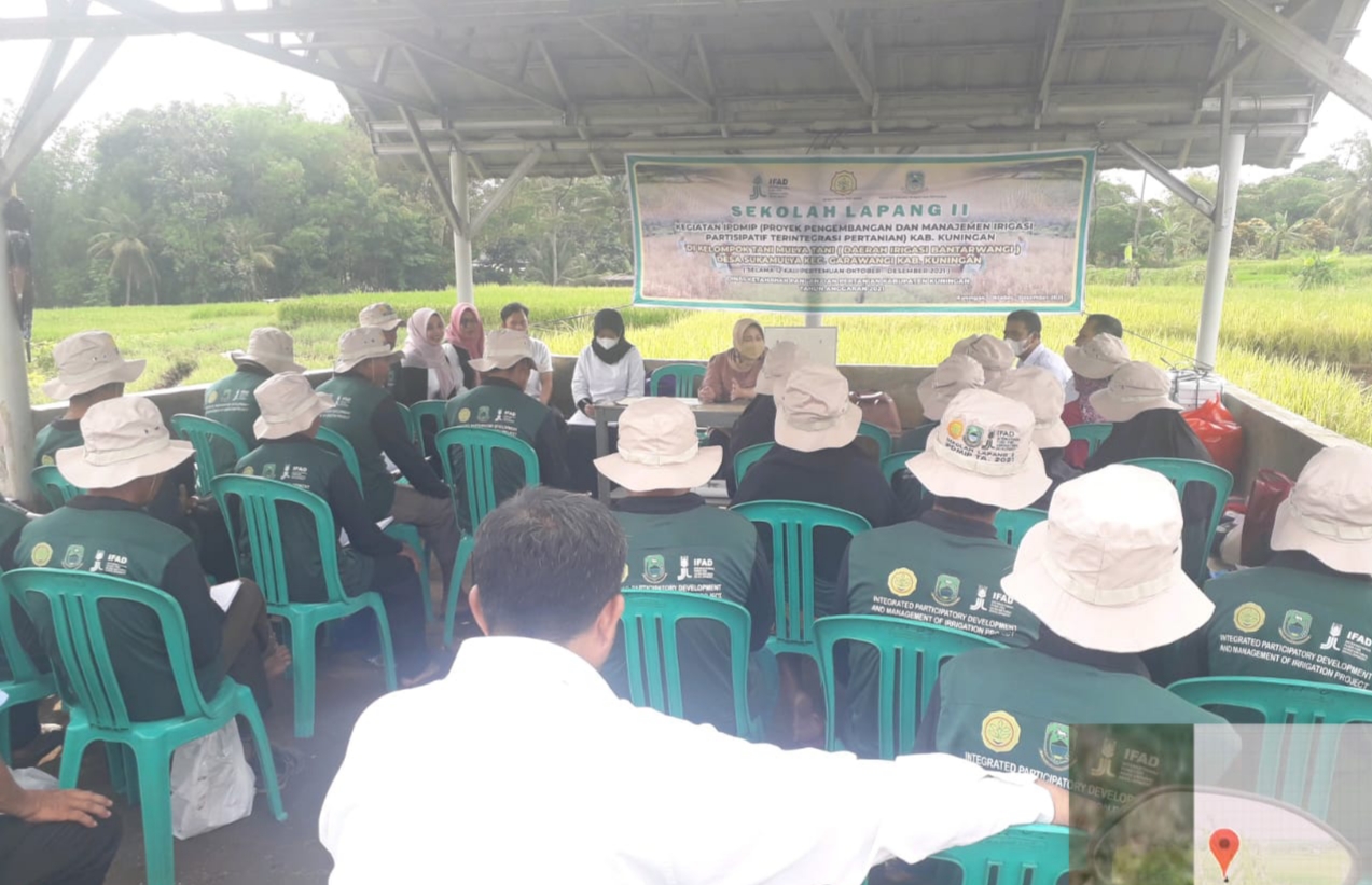 Wakil Bupati Kuningan HM Ridho Suganda menggelar pertemuan dengan petani dan kalangan pemuda.