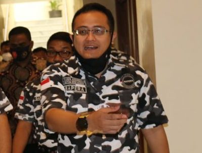 Ketua Umum Dewan Pimpinan Pusat (DPP) KNPI Raden Andreas Nandiwardhana.