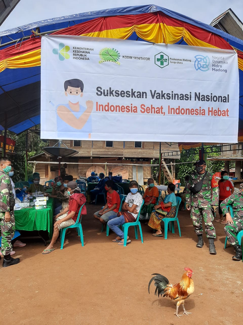 Vaksinasi Covid-19 bagi 2 desa di Kabupaten Toraja Utara