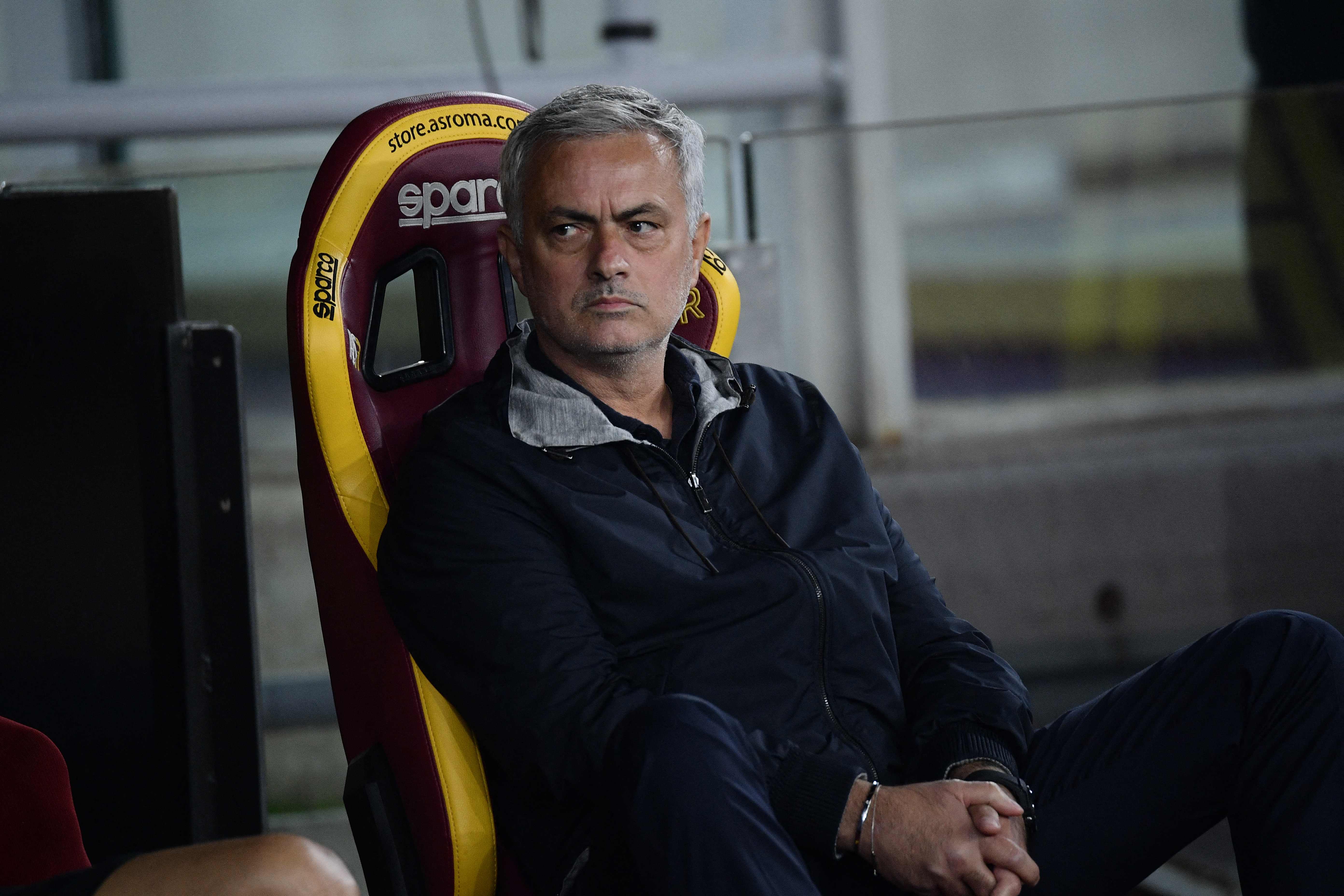 Pelatih AS Roma Jose Mourinho