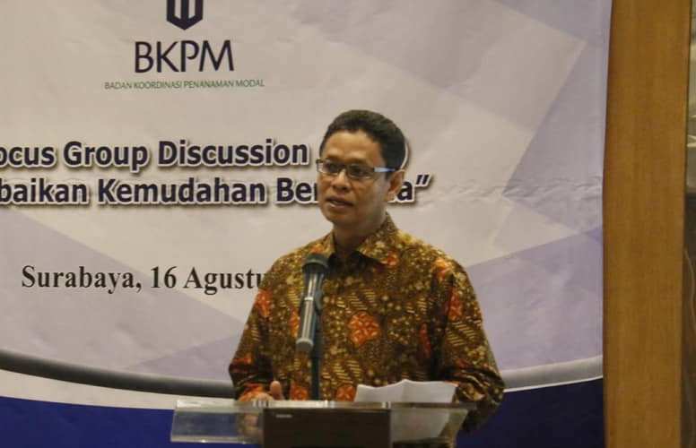 Deputi Bidang Pengembangan Iklim Penanaman Modal (PIPM) Kemeninvest/BKPM, Yuliot.
