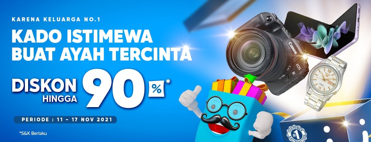 Promo Blibli untuk Hari Ayah Nasional