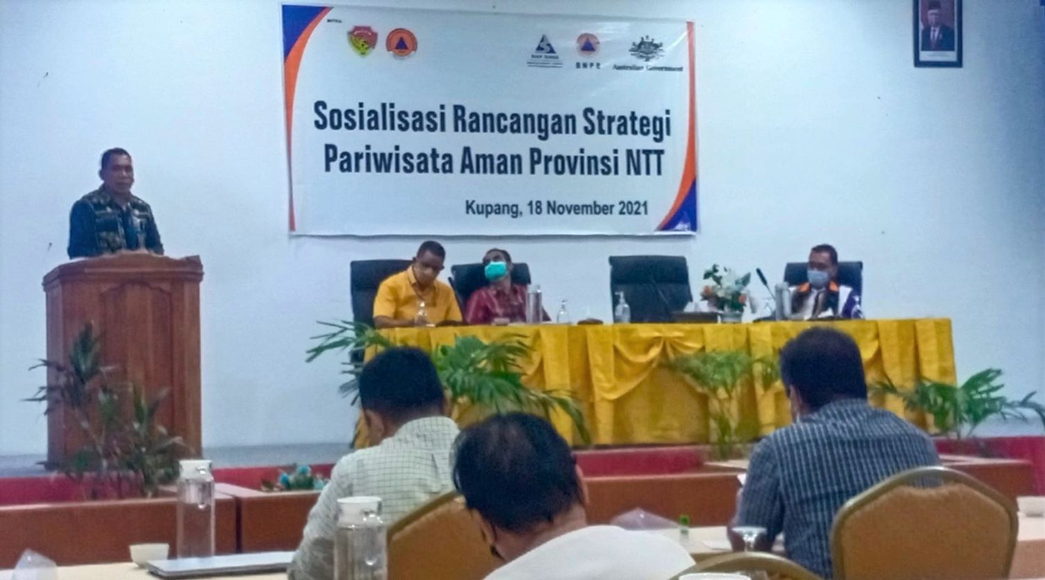 Sosialisasi Rancangan Strategi Parawisata Aman NTT, Kamis (18/11).