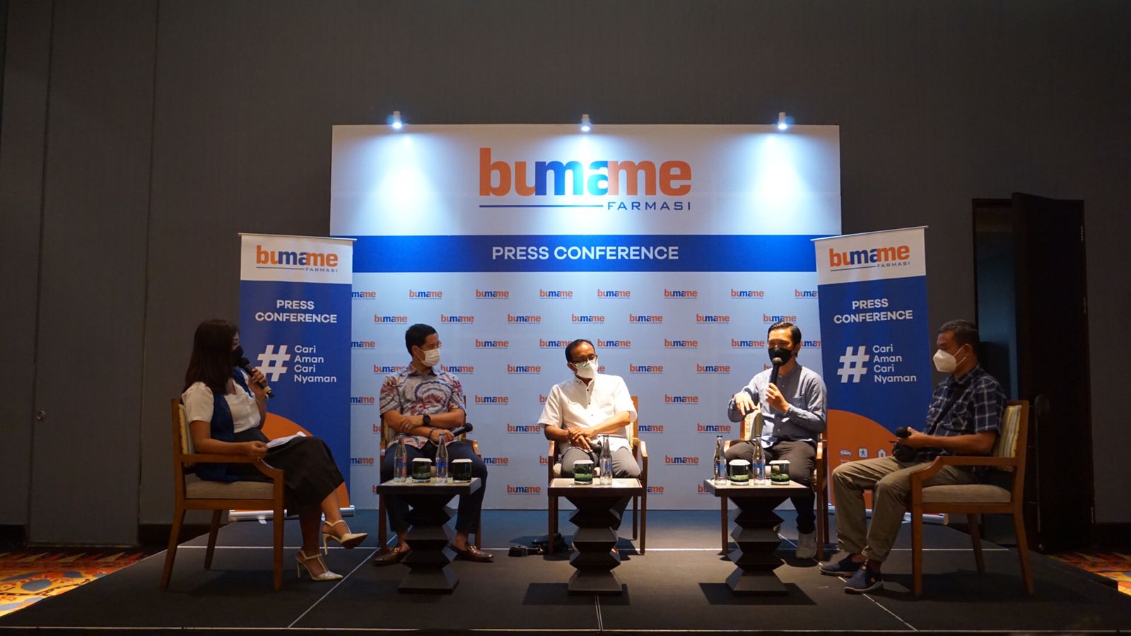 Konferensi Pers Pembukaan Bumame Farmasi di Bali