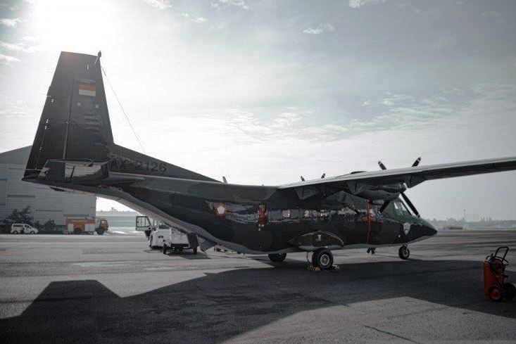 Pesawat terbang NC212i Troop Transport 