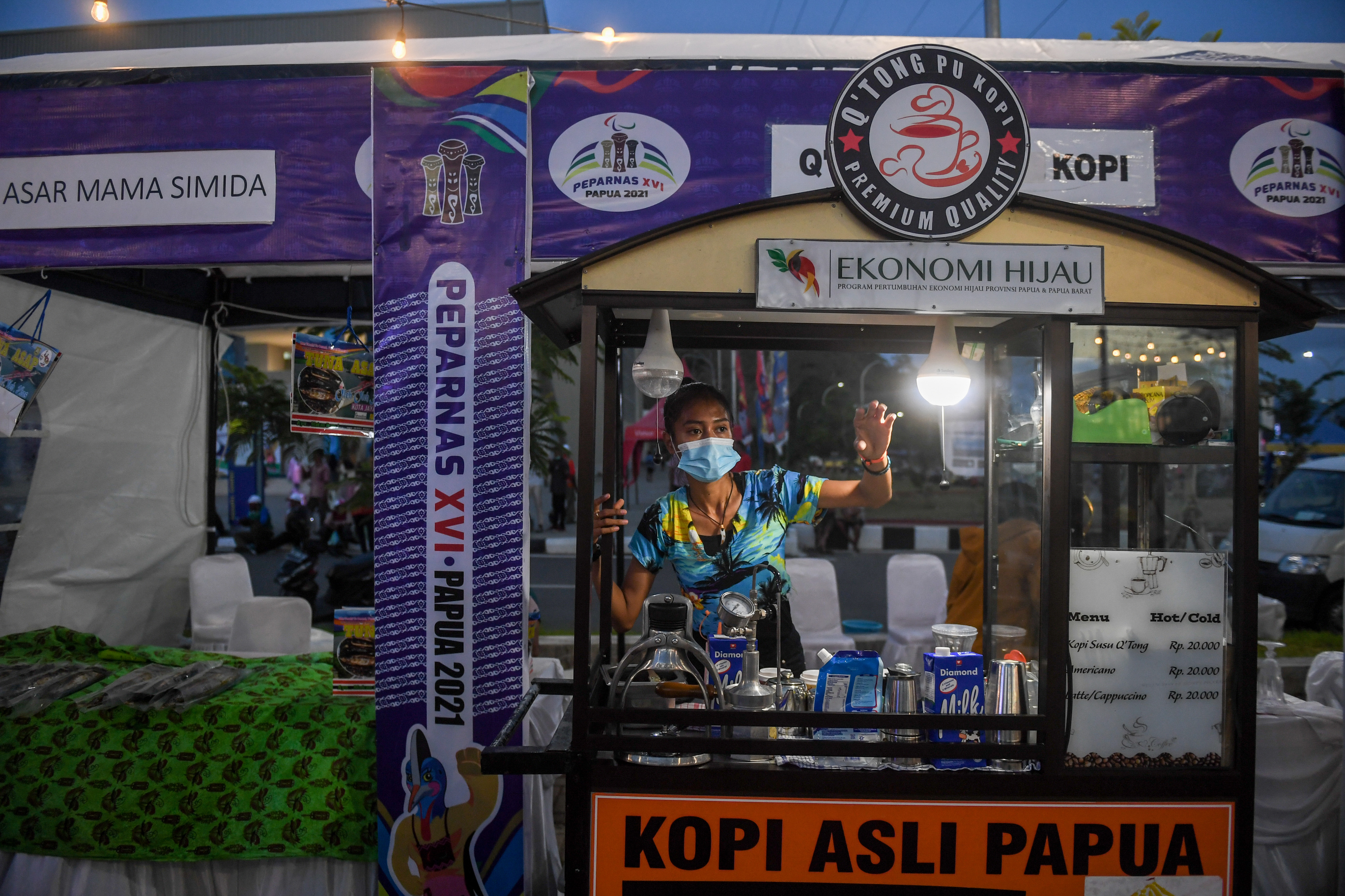 Kopi Asli Papua di festival peparnas XVI Papua