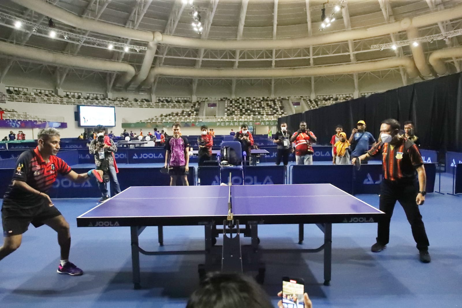 Menpora Zainudin Amali meninjau dan menjajal sejumlah venue Peparnas XVI