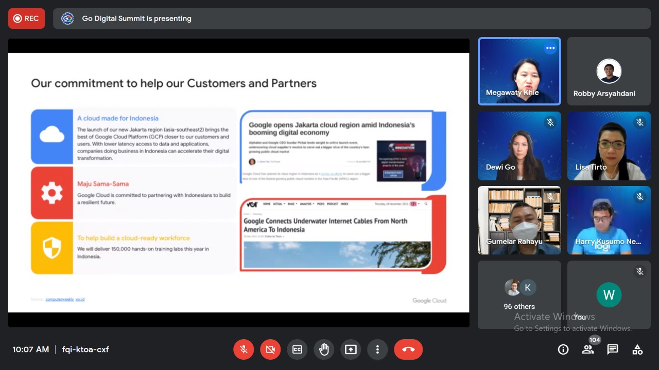 acara web binar Go Digital Summit
