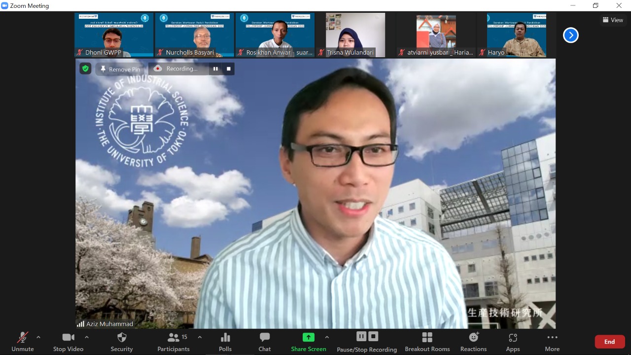 Ketua Ikatan Ilmuwan Indonesia Internasional (I4) Prof Muhammad Aziz