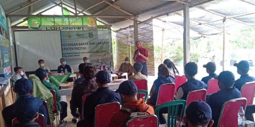 Kegiatan Pelatihan Program YESS yang di Kabupaten Pacitan, yang dilaksanakan di P4S Sari Mulyo Bandar.