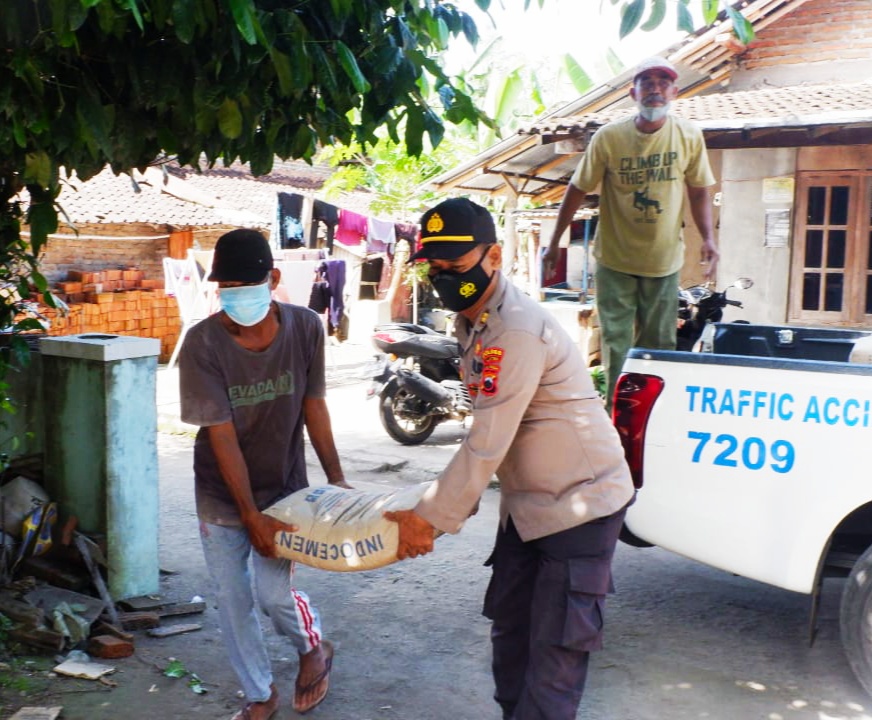 Polres Klaten Berikan Bantuan Pembangunan Masjid Al Huda Juwiring