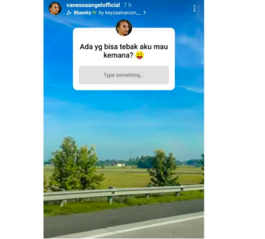 Unggahan terakhir Vanessa Angel tunjukkan pemandangan jalan tol