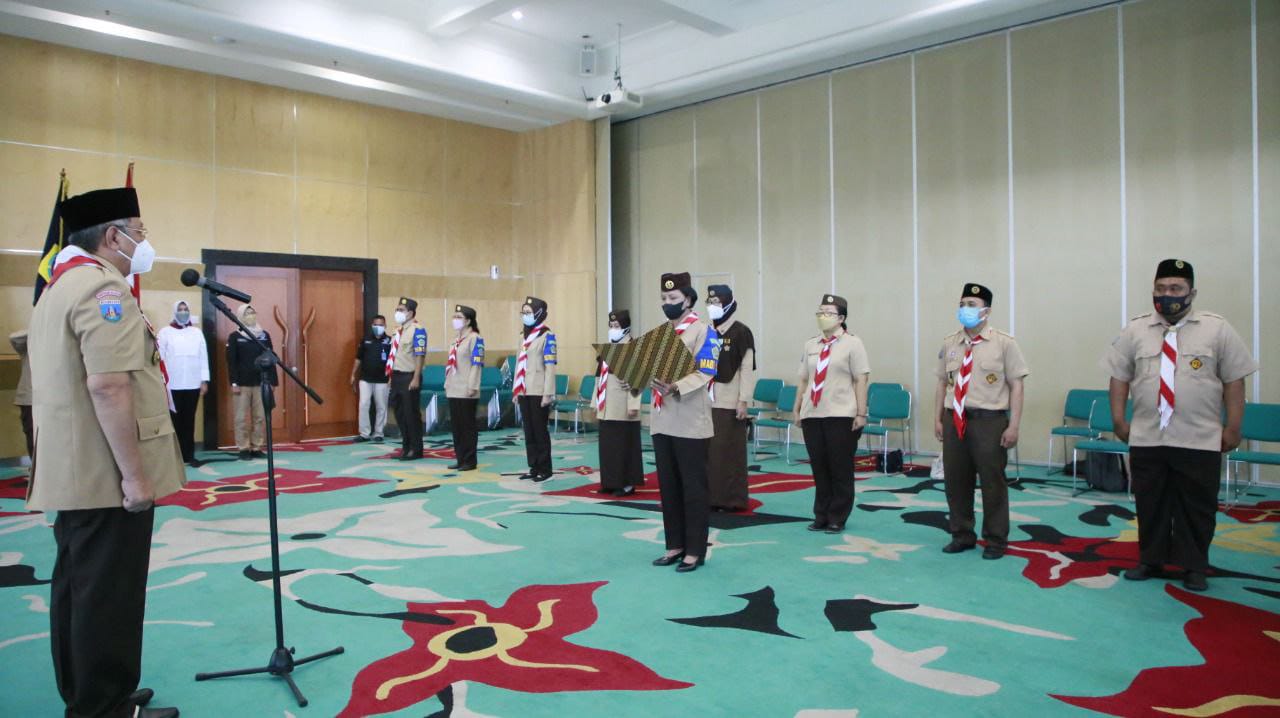 Pelantikan Kepengurusan Majelis Pembimbing Saka Anti Narkoba, Pimpinan Saka, Instruktur Saka dan Pamong Saka Anti Narkoba Kota Tangsel.