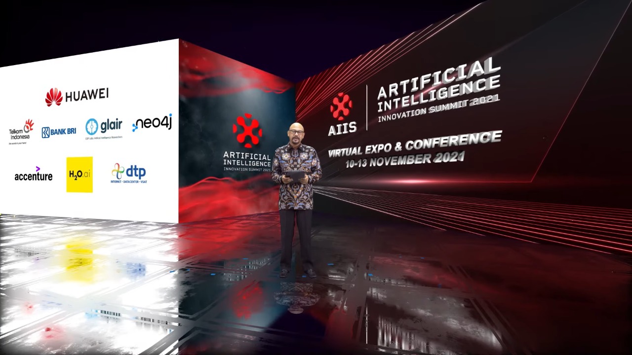 Ketua Umum KORIKA, Hammam Riza, membuka Artificial Intelligence Innovation Summit (AIIS 2021) .