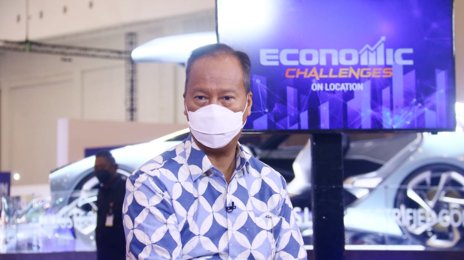Menteri Perindustrian Agus Gumiwang Kartasasmita pada acara Economic Outlook 2022. 