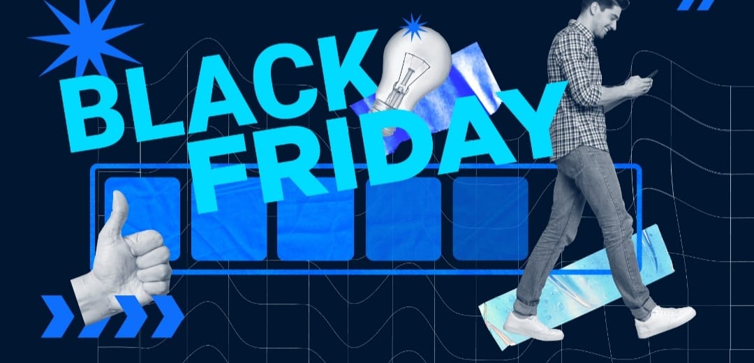 Ilustrasi Black Friday atau hari Jumat di mana berbagai toko akan memberi diskon besar-besaran.