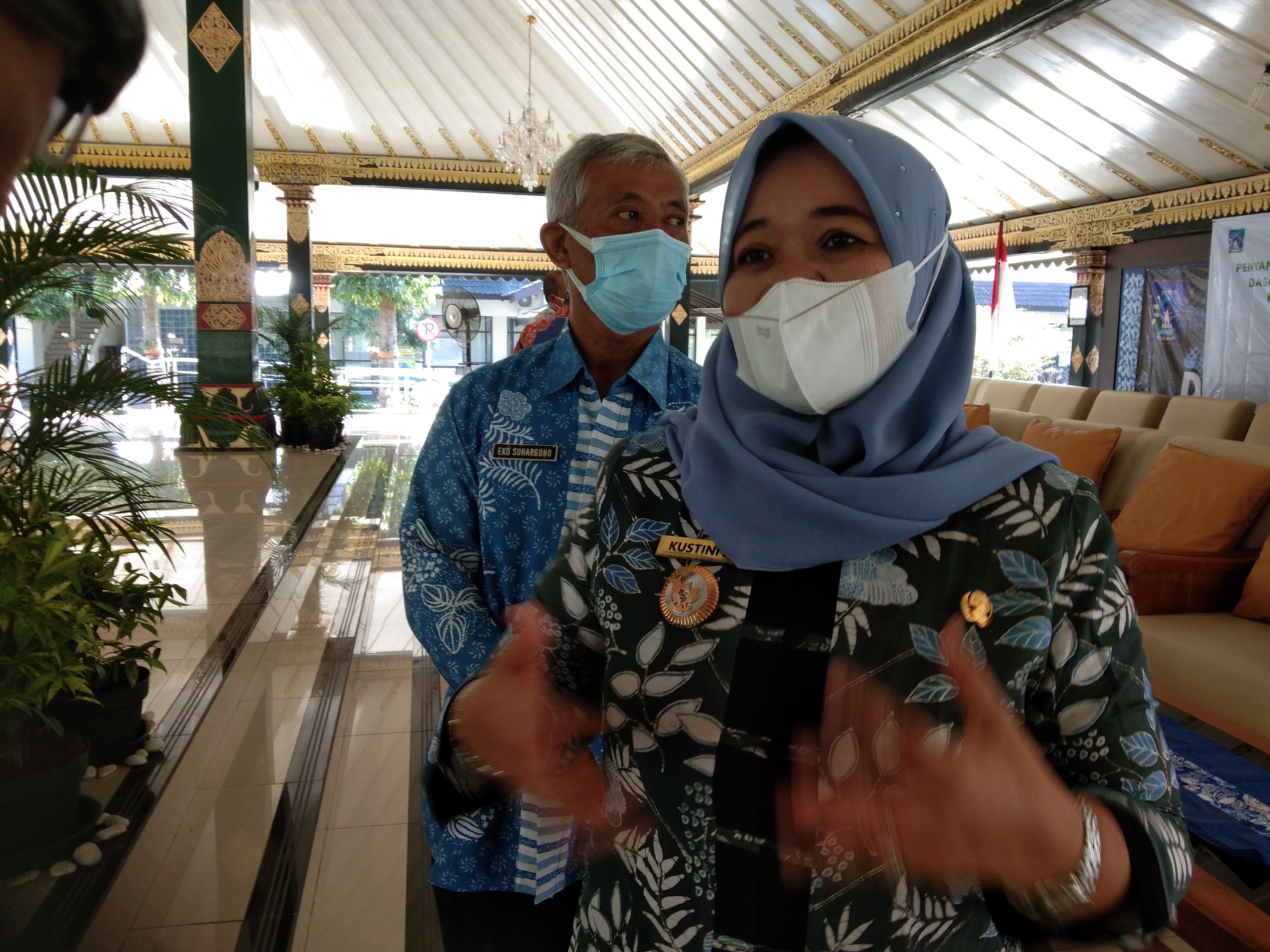 Bupati Sleman Kustini Sri Purnomo