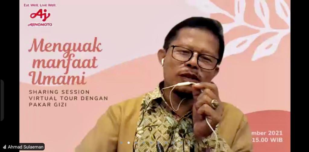 Guru Besar Keamanan & Gizi Pangan Fakultas Ekologi Manusia (FEMA) IPB, Prof Ahmad Sulaeman.