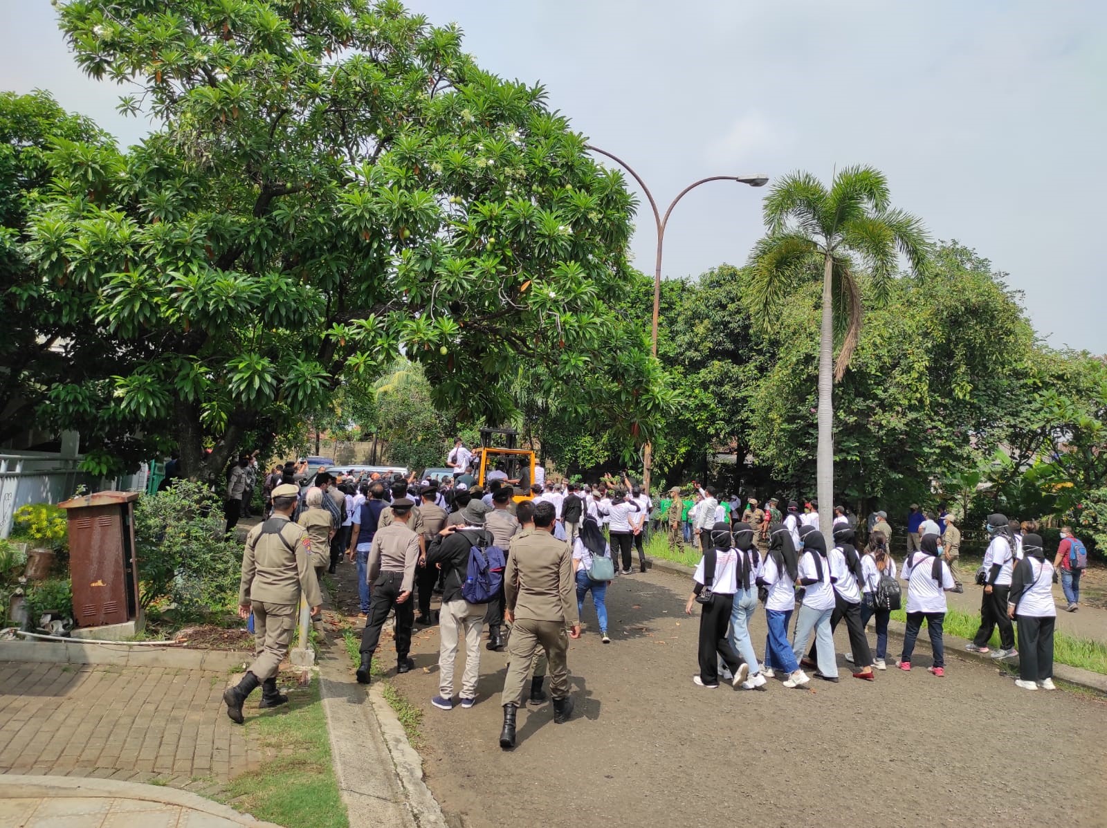Suasana saat eksekusi.