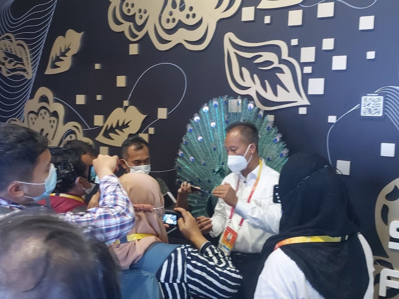Menteri Menteri Perindustrian Agus Gumiwang Kartasasmita di Paviliun Indonesia World Expo Dubai