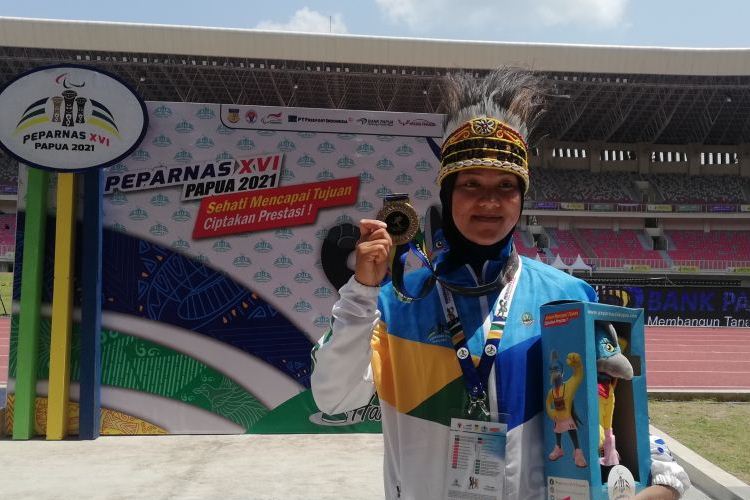 Atlet asal Jawa Barat Anisah Fitri