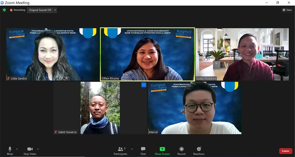 Diskusi peneltian Ukrida terhadap program Merdeka Belajar Kampus Merdeka