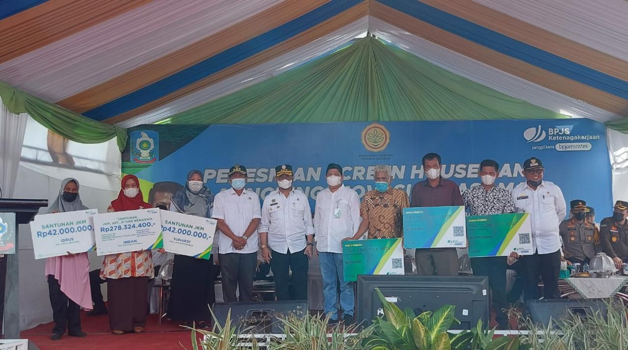 BPJAMSOSTEK bersinergi dengan Pemerintah Kabupaten Soppeng untuk memberikan perlndungan jamsostek kepada para petani.