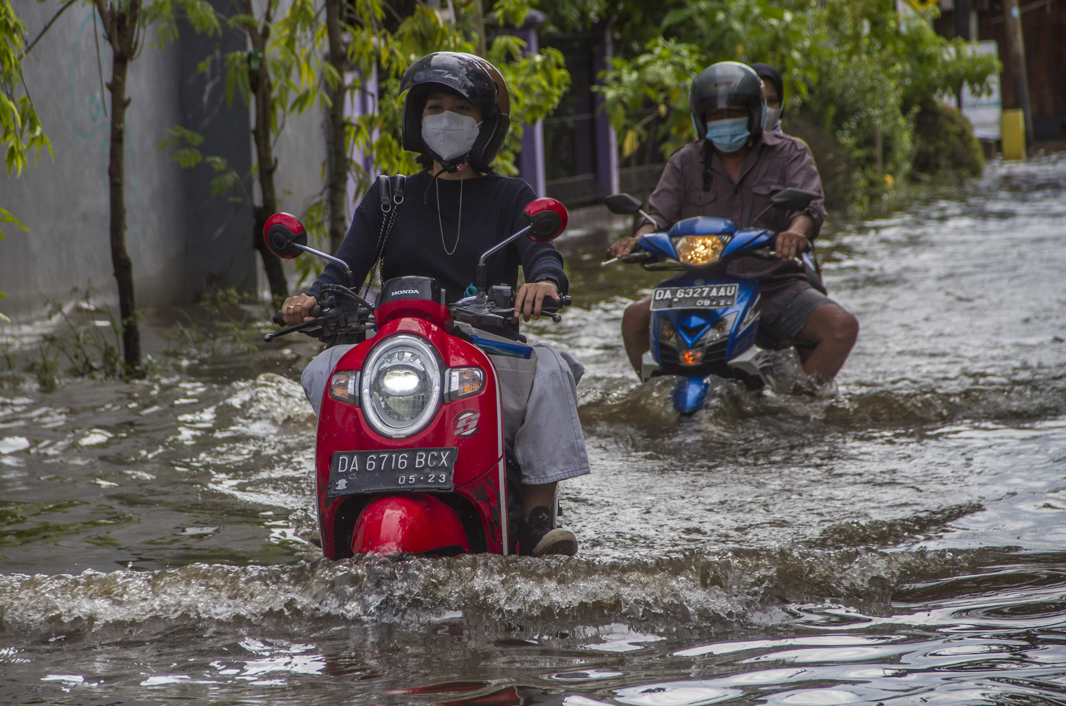 Banjir yang terjadi di salah satu wilayah Banjarmasin, Kalsel, beberapa waktu lalu.