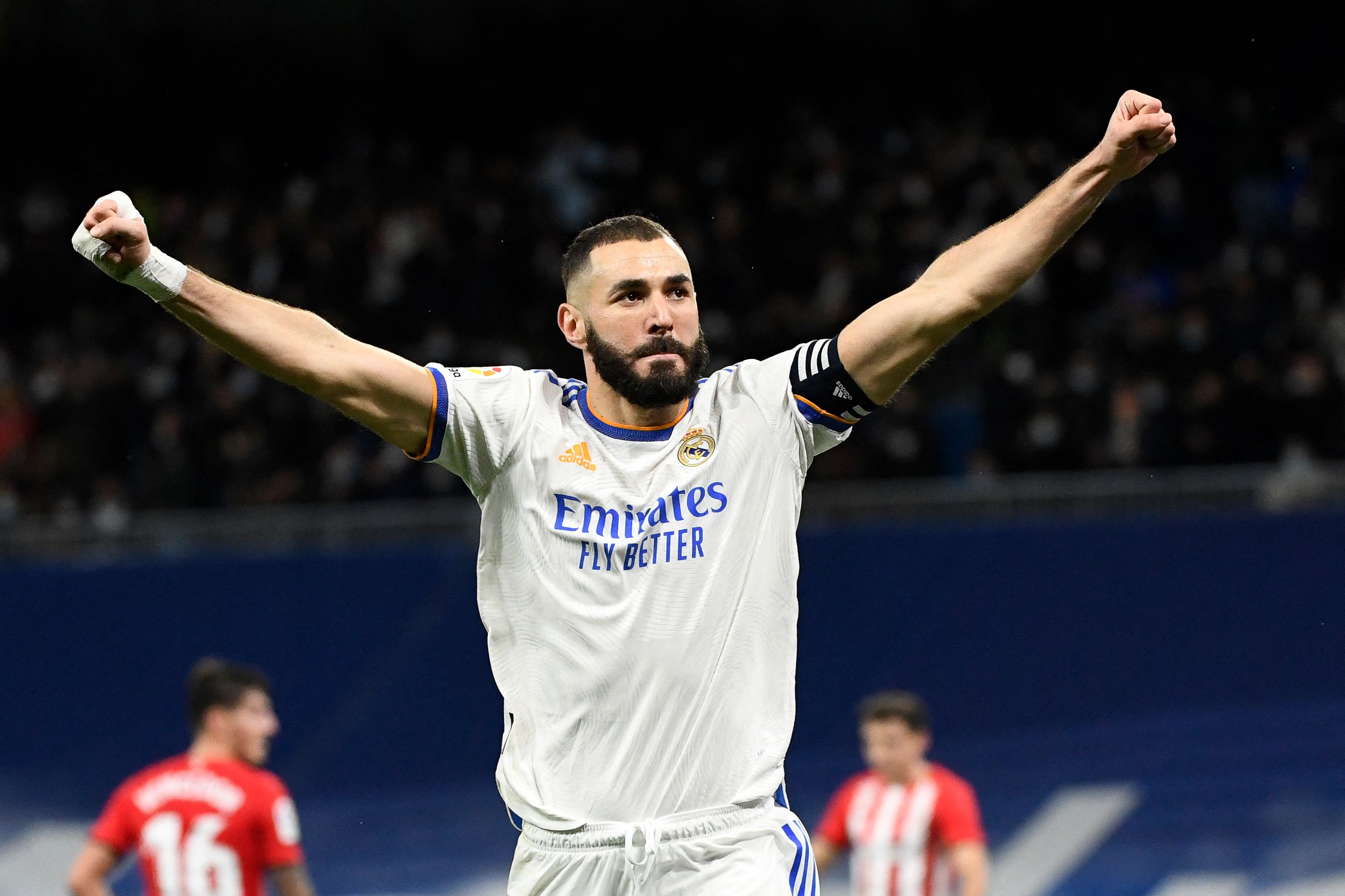 Penyerang Real Madrid Karim Benzema