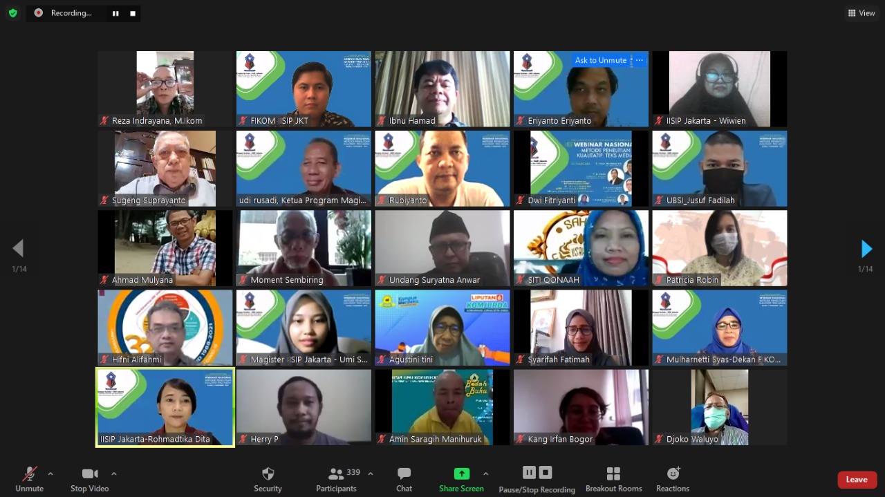 Para peserta webinar