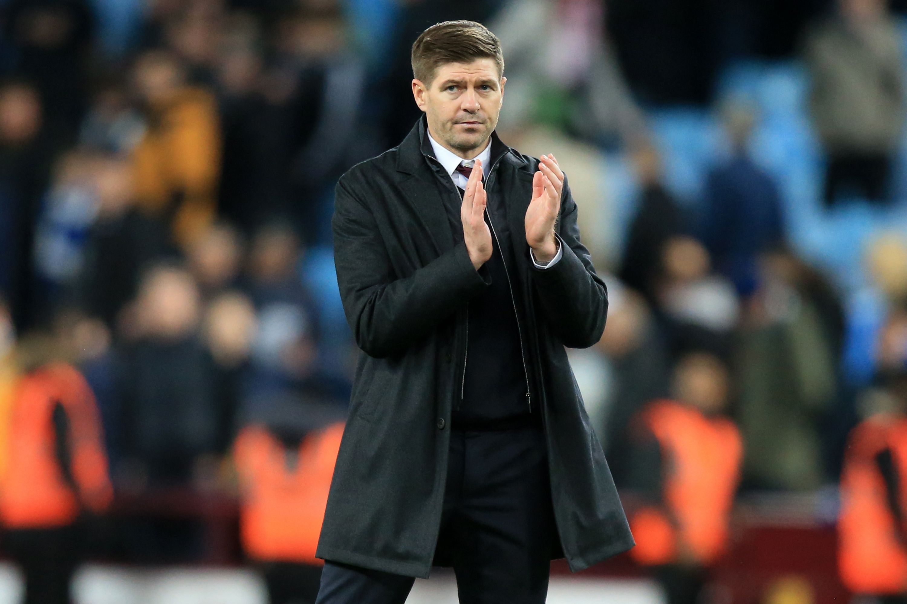Pelatih Aston Villa Steven Gerrard
