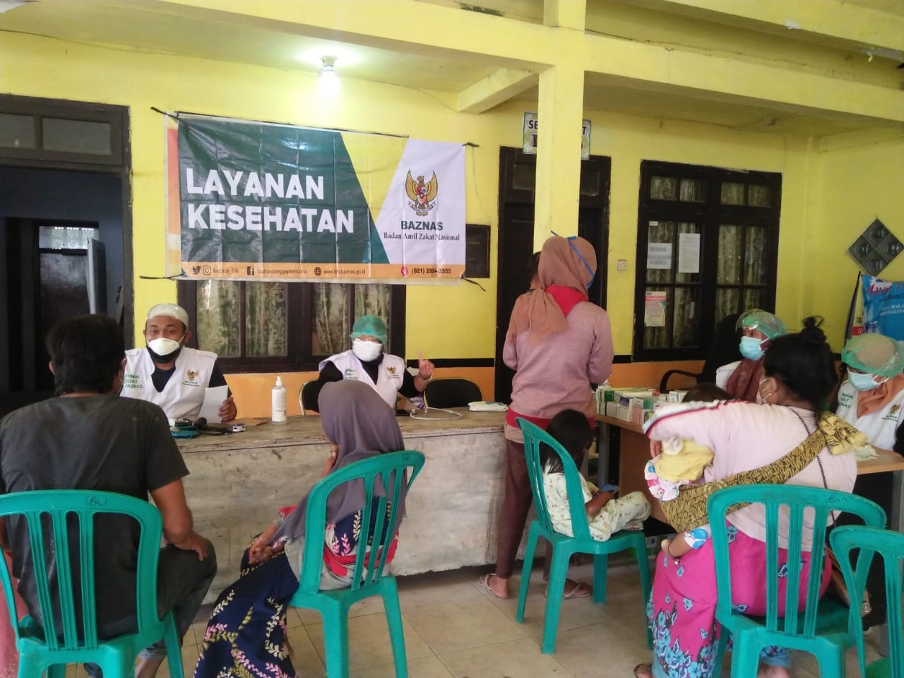 Baznas Bangun Pos Kesehatan untuk Korban Erupsi Gunung Semeru