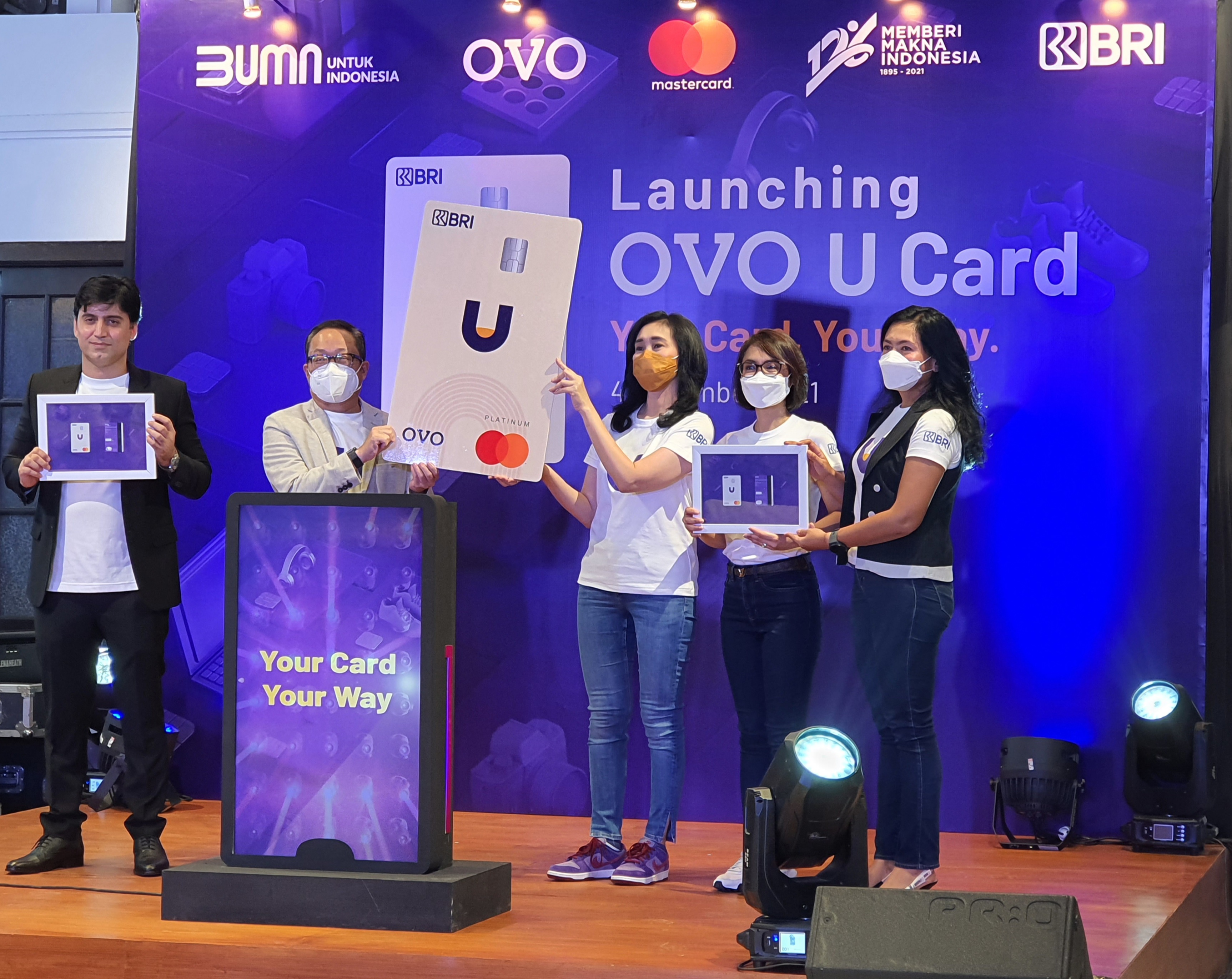 Acara Launching OVO U Card di Jakarta.