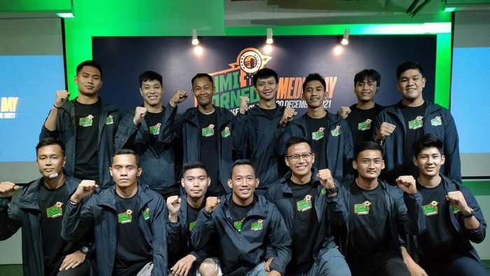 Pasukan Bumi Borneo Basketball yang siap berlaga di ajang IBL 2022.