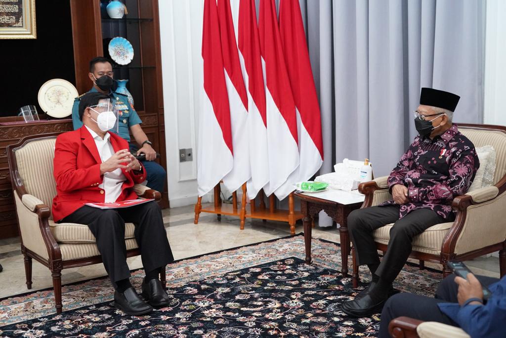 Bertemu Wapres, Ketua Umum PKP: Dukung Persatuan dan Cegah Disintegrasi