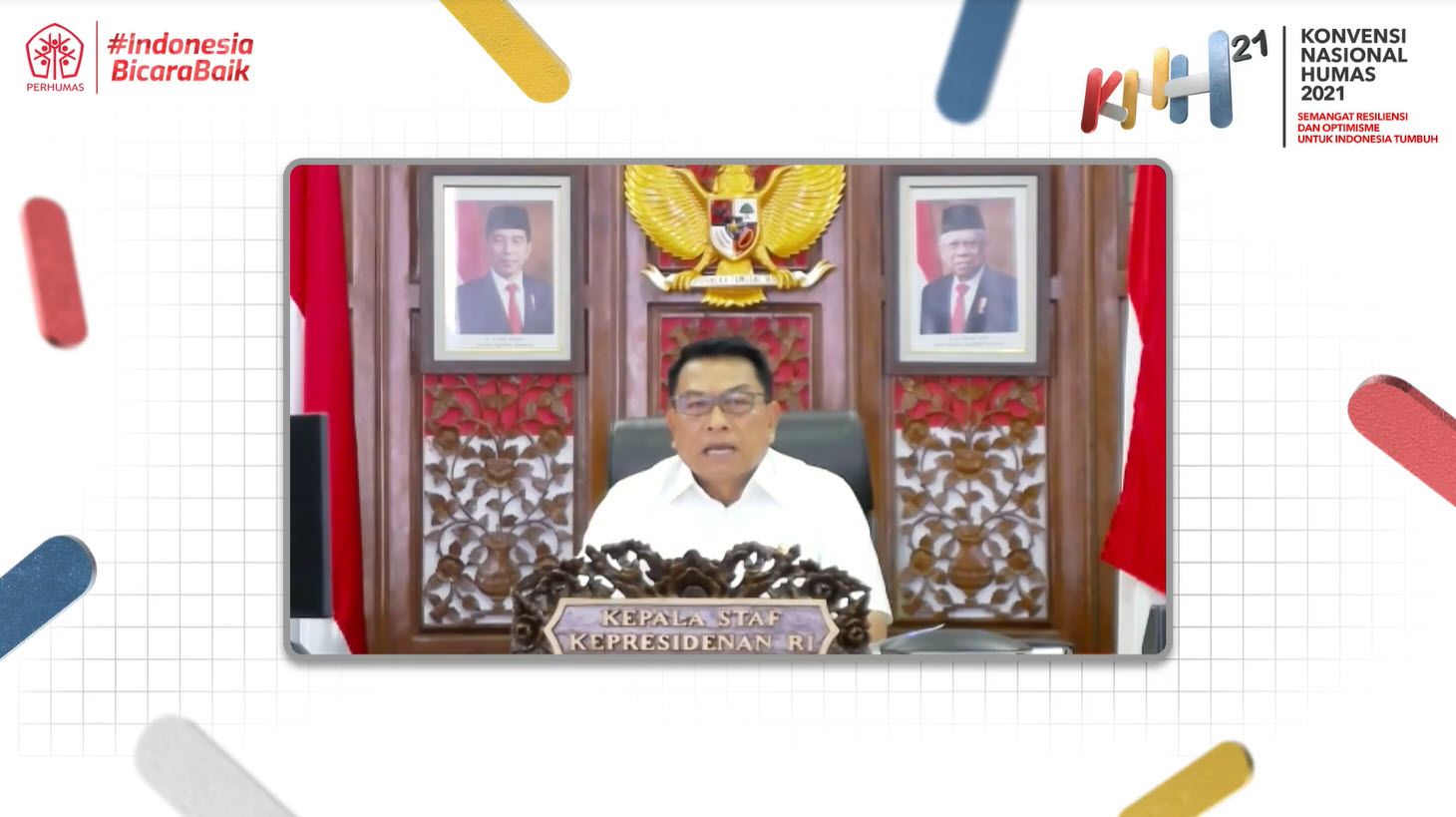  Kepala Staf Kepresidenan RI, Moeldoko menegaskan Humas harus menggunakan paradigma baru dalam melaksanakan perannya.