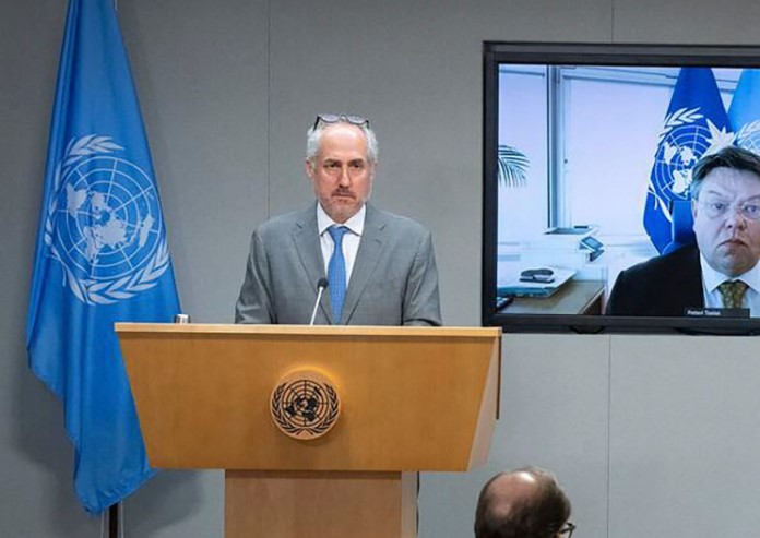 Juru bicara Sekjen PBB Stephane Dujarric